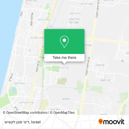 Карта דיור מוגן לקשיש