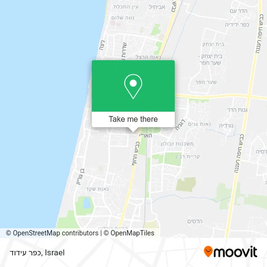 Карта כפר עידוד