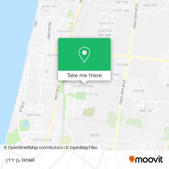 גן ירדן map