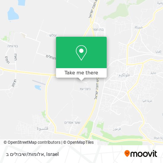 אלומות/שיבולים ב map