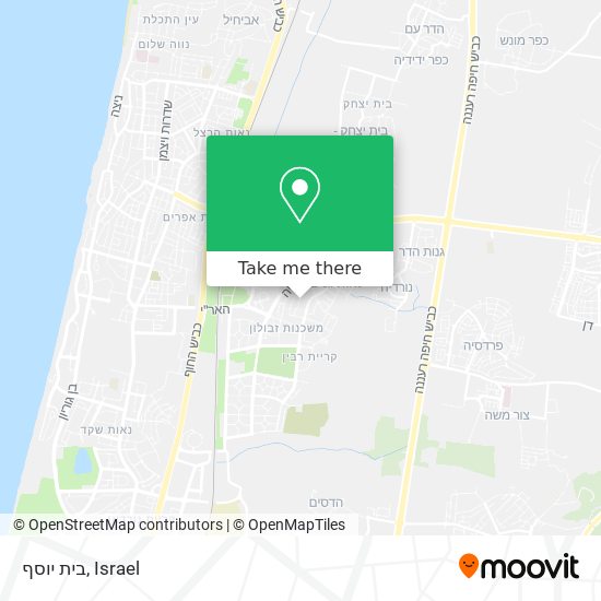 בית יוסף map