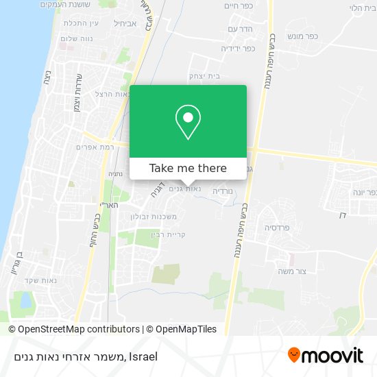 משמר אזרחי נאות גנים map