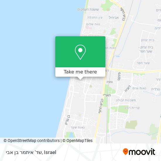 שד' איתמר בן אבי map