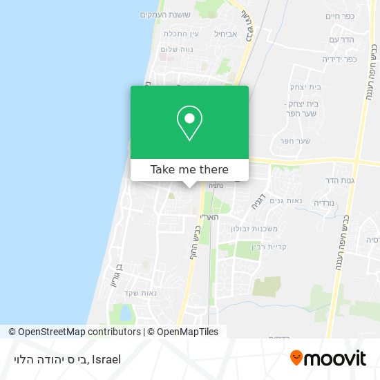 בי ס יהודה הלוי map
