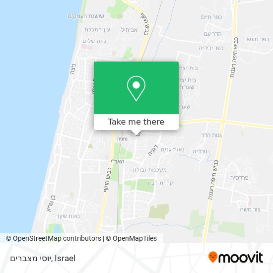 יוסי מצברים map