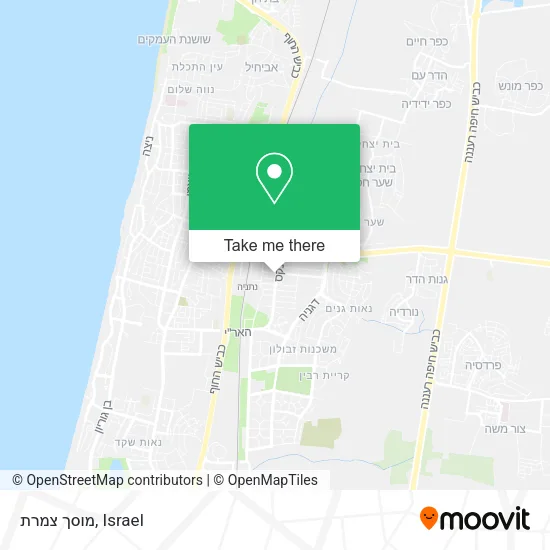 Карта מוסך צמרת