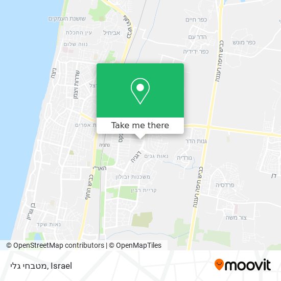 מטבחי גלי map