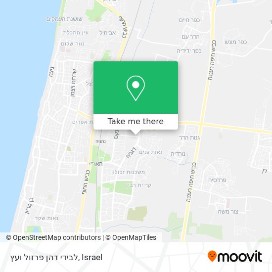 לבידי דהן פרזול ועץ map