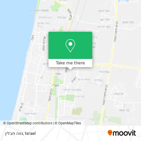 נווה תבלין map