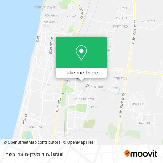 הוד מעדן-מוצרי בשר map