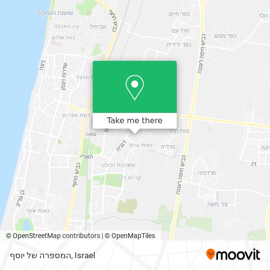 המספרה של יוסף map