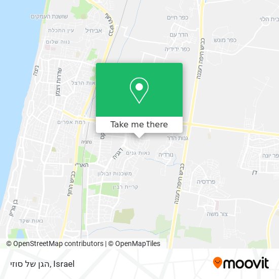 הגן של סוזי map