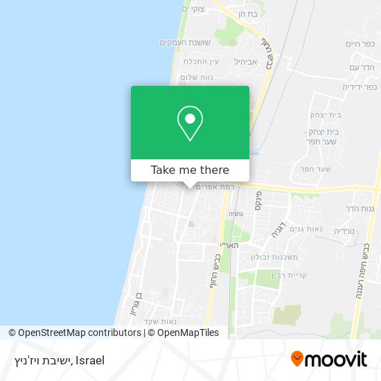 ישיבת ויז'ניץ map