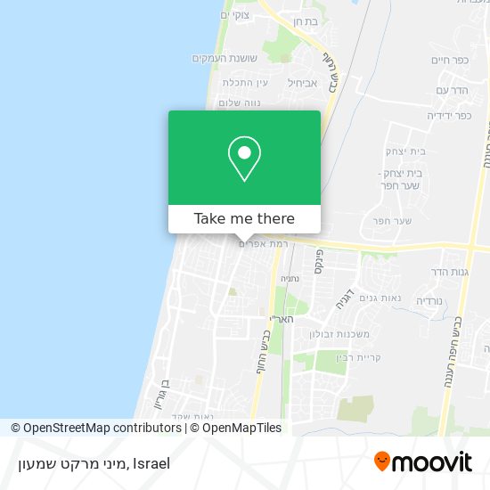 מיני מרקט שמעון map