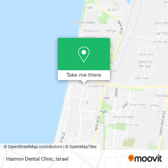 Карта Haimov Dental Clinic