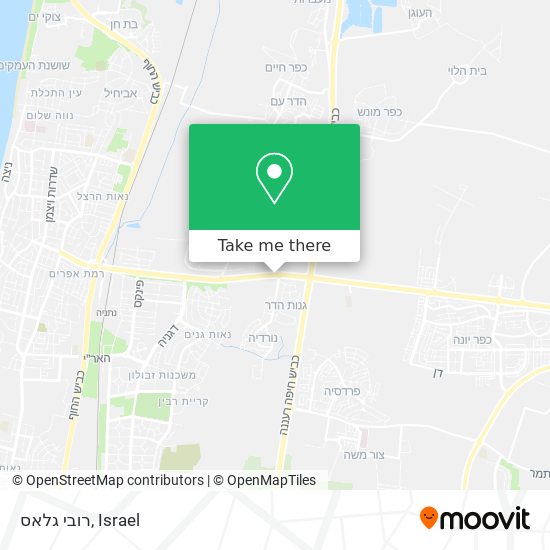 רובי גלאס map