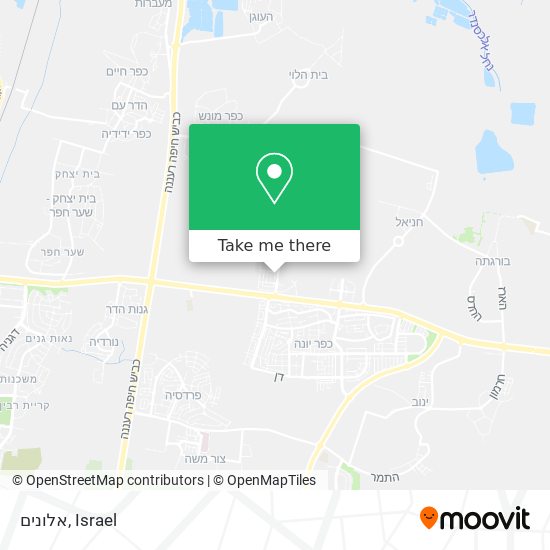 אלונים map