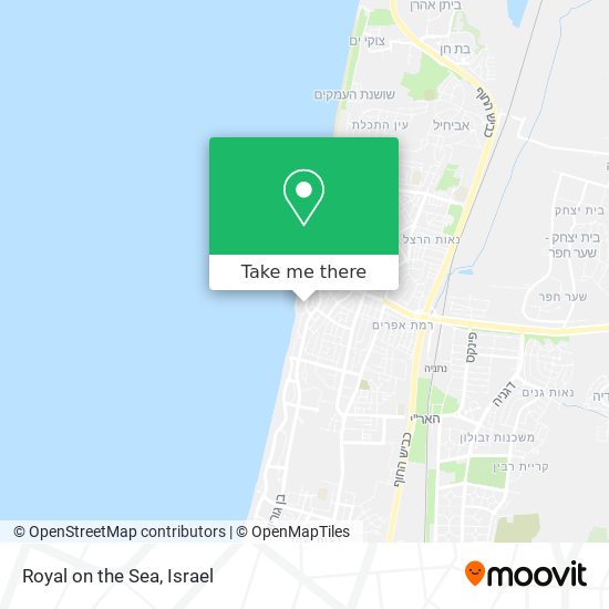 Royal on the Sea map