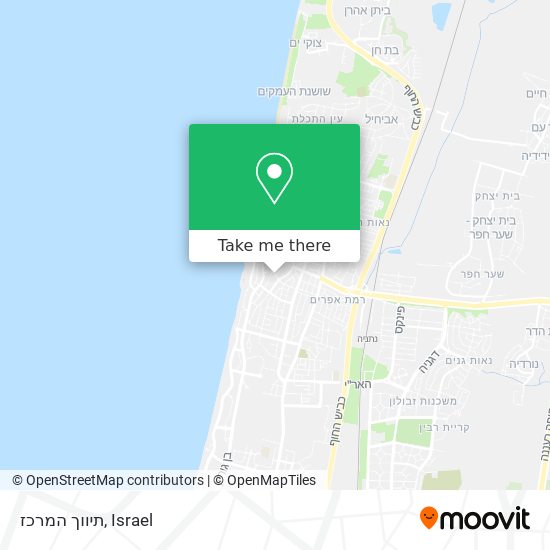 תיווך המרכז map