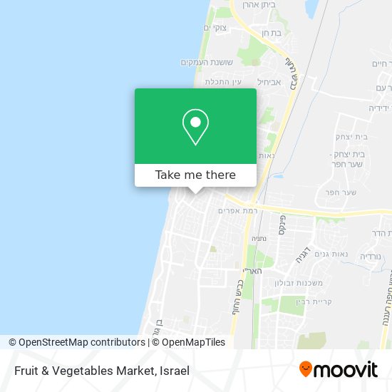 Карта Fruit & Vegetables Market