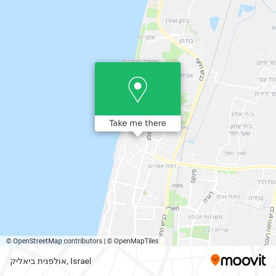 אולפנית ביאליק map