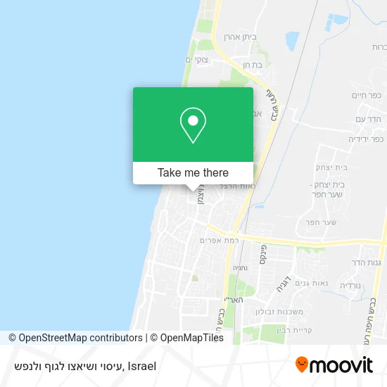 Карта עיסוי ושיאצו לגוף ולנפש