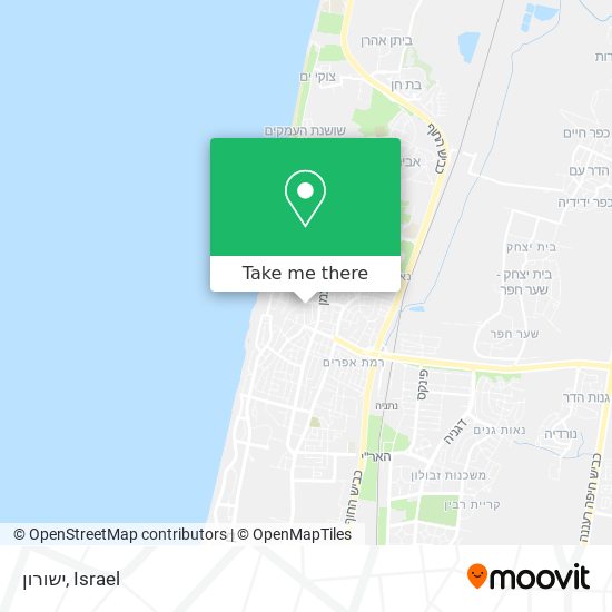 ישורון map