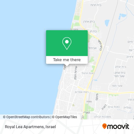 Royal Lea Apartmens map