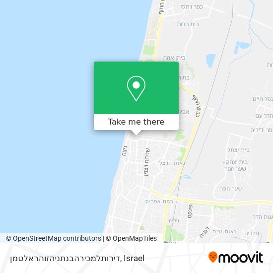 דירותלמכירהבנתניהזוהראלטמן map