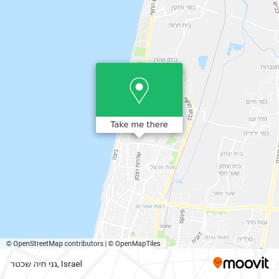 גני חיה שכטר map