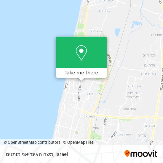 משה האינדיאני מותגים map