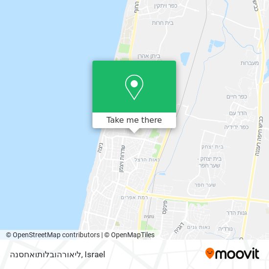 ליאורהובלותואחסנה map