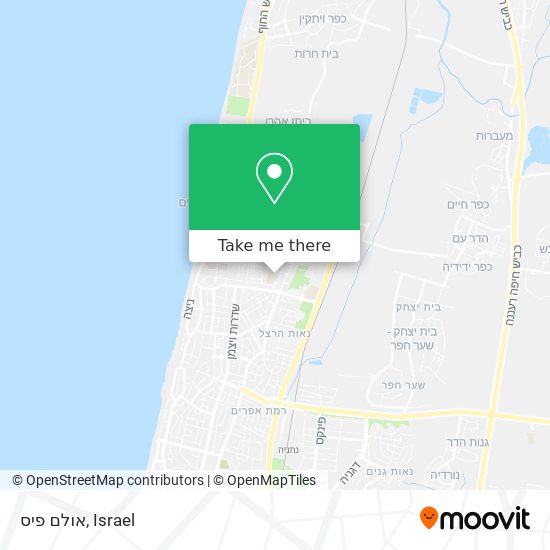 אולם פיס map