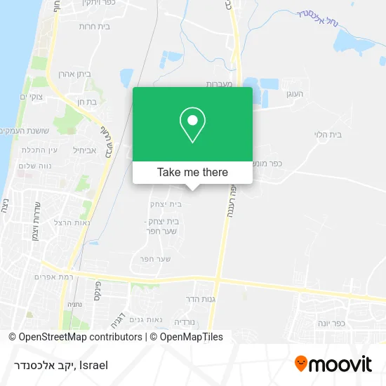 Карта יקב אלכסנדר