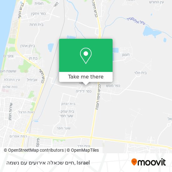 חיים שכאלה אירועים עם נשמה map