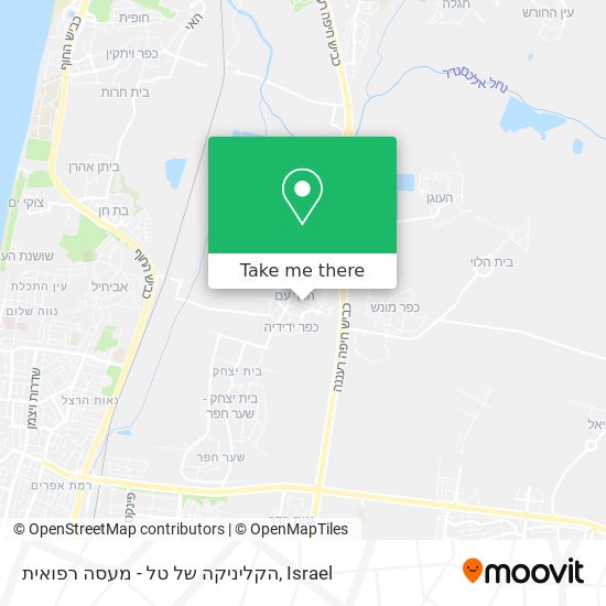 הקליניקה של טל - מעסה רפואית map