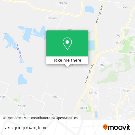 תיאטרון מסך במה map