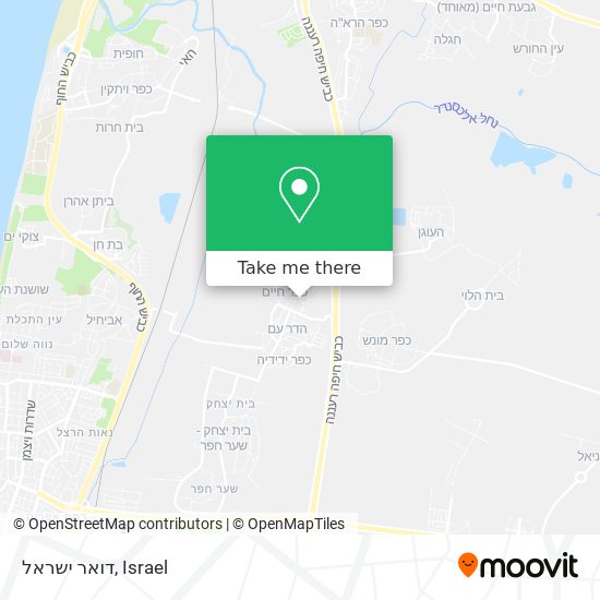 דואר ישראל map