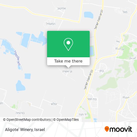 Aligote' Winery map