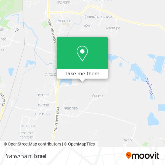 דואר ישראל map