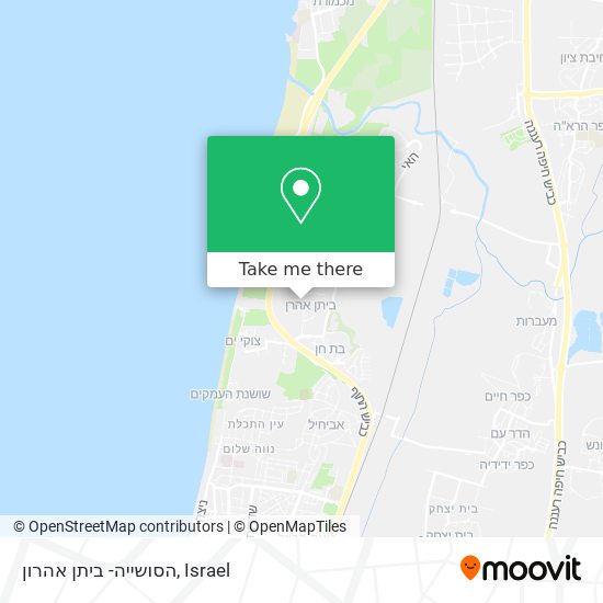 Карта הסושייה- ביתן אהרון