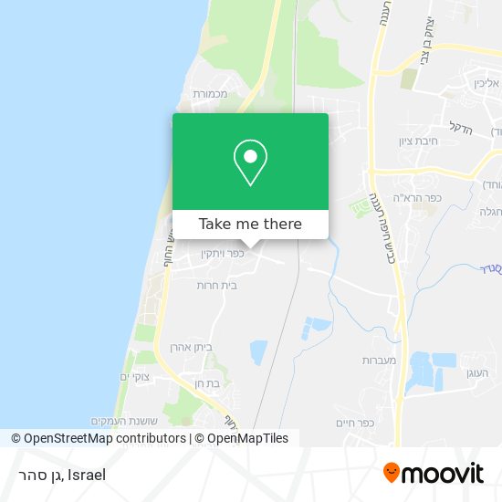 גן סהר map