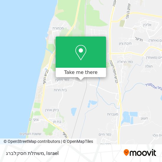 משתלת חסקלברג map