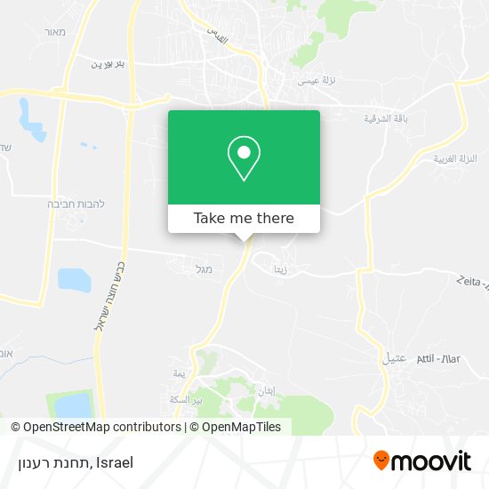 תחנת רענון map