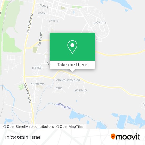 חומוס אליהו map