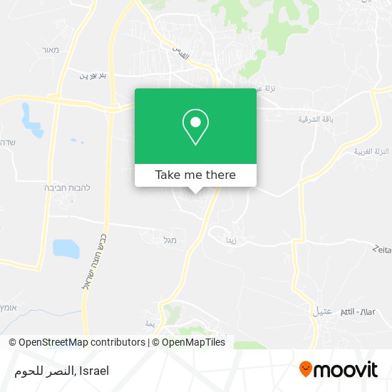 النصر للحوم map