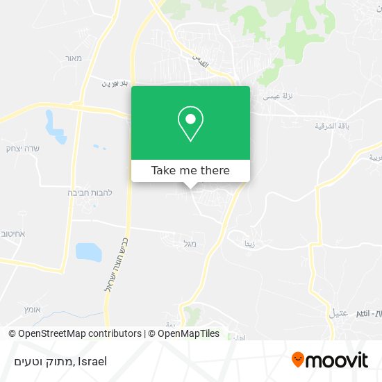 מתוק וטעים map