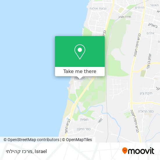 מרכז קהילתי map