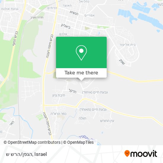 הגפן/הרש ש map