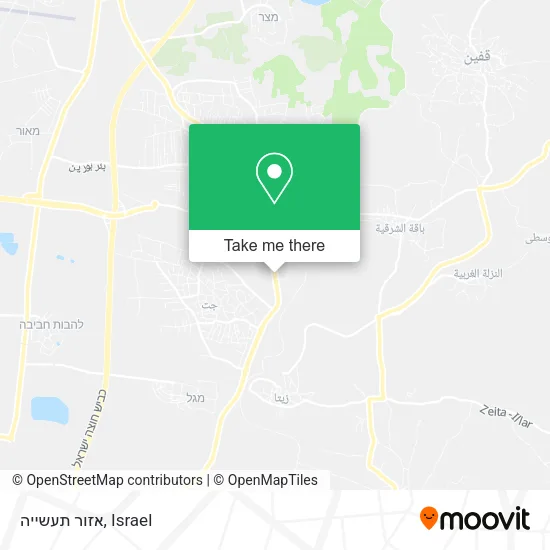 Карта אזור תעשייה